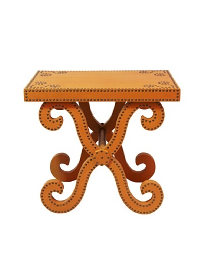 Lisbon Accent Table, Orange