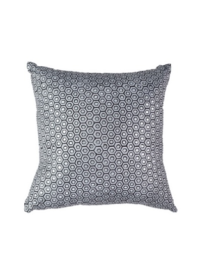 Honeycomb Steele Pillow, Silver, 18 x 18As You See