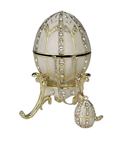 White Egg Box with Pendant