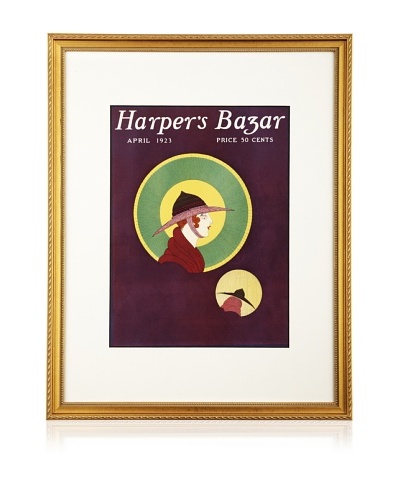 Original Harper's Bazaar cover dated 1923. by unknown. 16X20 framed