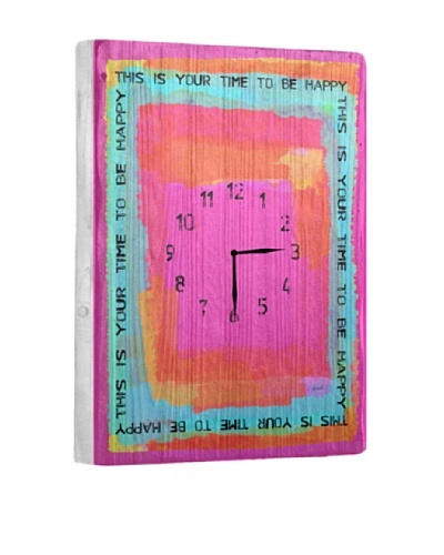 This Is Your Time Reclaimed Wood Clock