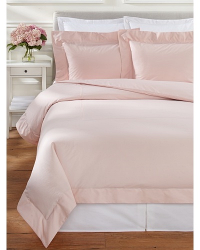 500 TC Percale Duvet Set, Rose, King