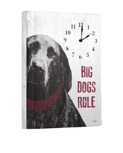 Big Bogs Rule Reclaimed Wood Clock