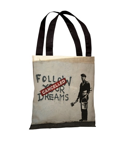 Banksy Follow Your Dreams Tote Bag