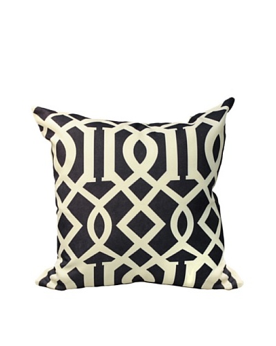 Geo Polysatin Cushion