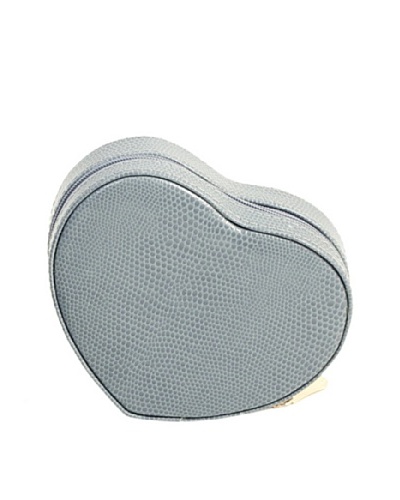 Heart Shaped Travel Jewelry Storage, Blue