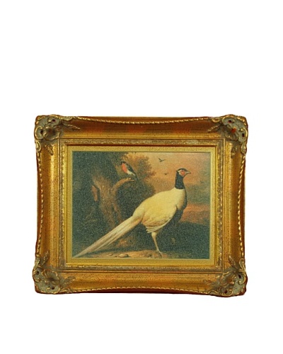 Framed Reproduction Hunting Pheasant Painting