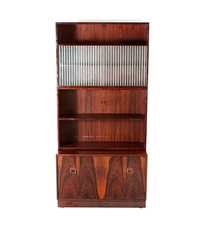 Set of 2 Mid-Century Rosewood Modular Units, Brown