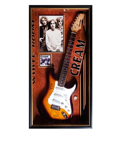 Signed Cream Guitar