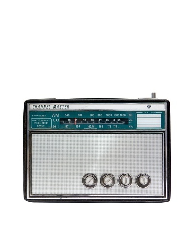 Vintage Channel Master Radio, Black