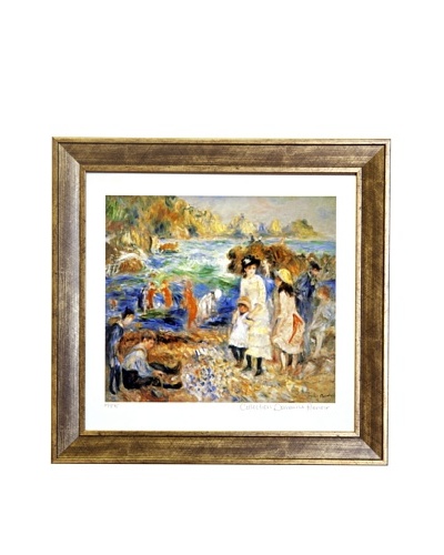 Pierre-Auguste Renoir Beach Scene Geurnsey Limited Edition Giclée