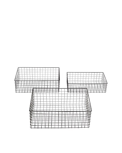 Set of 3 Wire Baskets