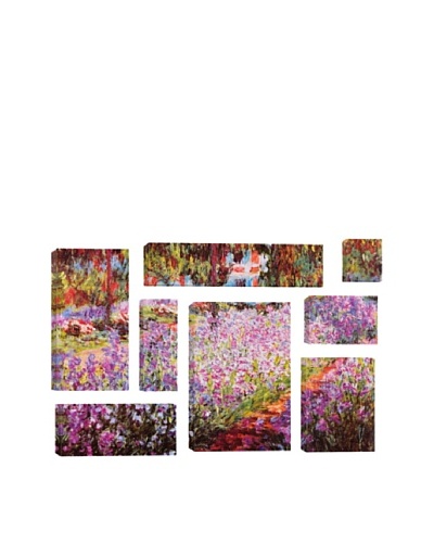 Claude Monet Jardin De Giverny 8-Piece Giclée Canvas Print