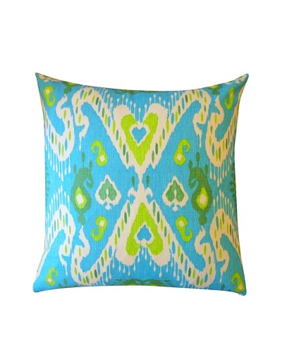 Cor Throw Pillow, Blue/Green