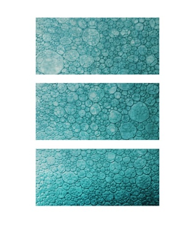 Blue Bubbles, Triptych