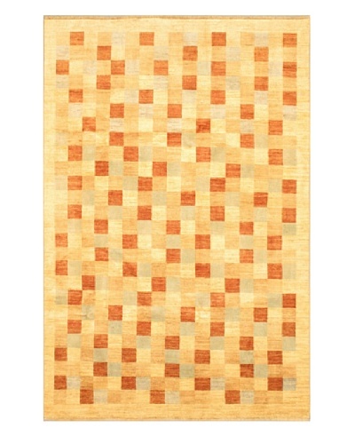 Gabbeh Modern Rug, Beige, 6' 7 x 9' 9