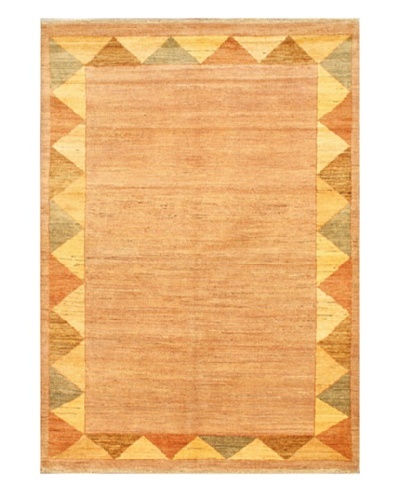 Gabbeh Transitional Rug, Beige, 4' 9 x 6' 9