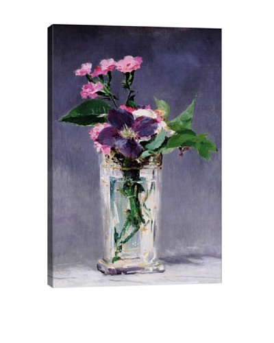 Edouard Manet's Ragged Robins and Clematis Giclée Canvas Print