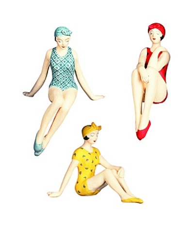 Set of 3 Mini Beach Beauties in Primary Colors