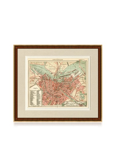 Antique Amsterdam 1890’s Map