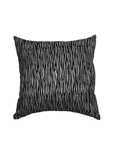 Nimbus Pillow, Black/Silver, 18 x 18