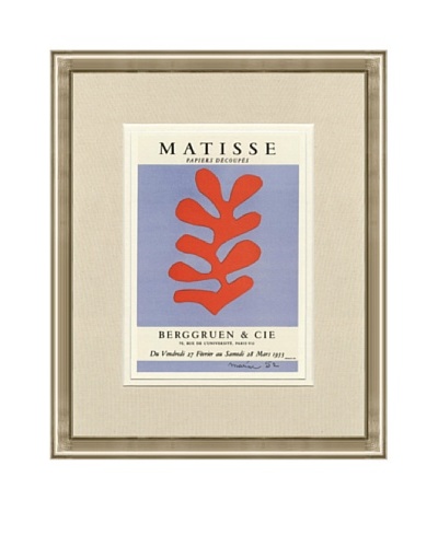 Henri Matisse: Berggruen & Cie Lithograph