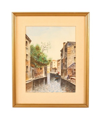 Venetian Lagoon Framed Artwork