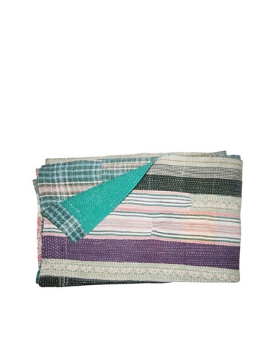 Vintage Kantha Throw, Multi, 60 x 75As You See