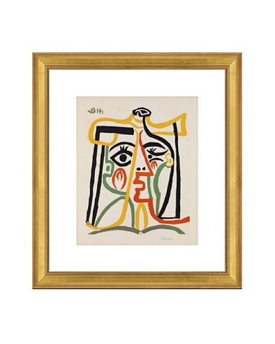 Pablo Picasso Tete de femme Framed Art