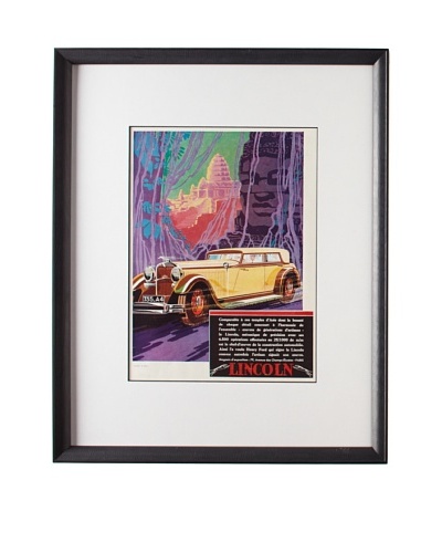 Original French Lincoln Advertisement, 1931