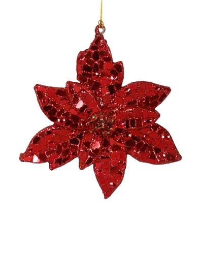 Xmas Poinsettia Ornament