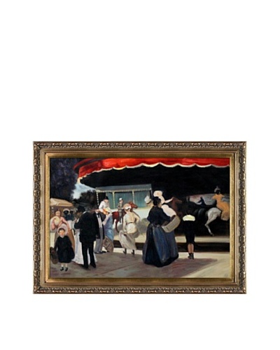 Oil Reproduction of Alfred Maurer's Carrousel, 1901-02