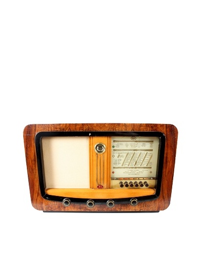 Sbr Vintage International Radio, Brown/Tan/Gold/Black