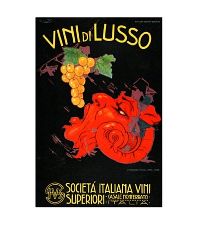 Vini Di Lusso Giclée Canvas Print