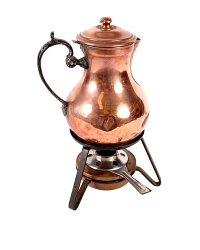 Vintage Belgian Copper Tea Pot