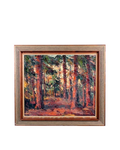 Forest, 1974, Orange/Brown/Green/Yellow/Beige/Black