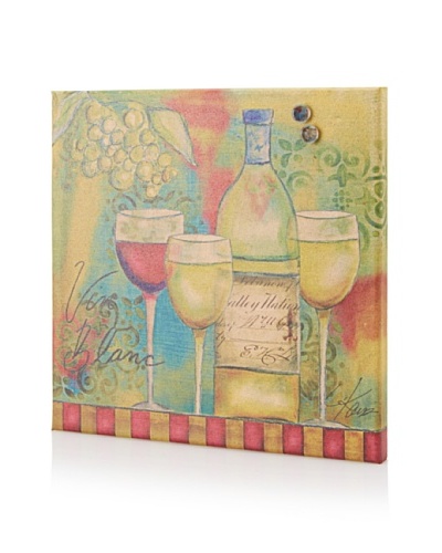 Lisa Kaus “Vin Blanc” Giclee on Cork Board