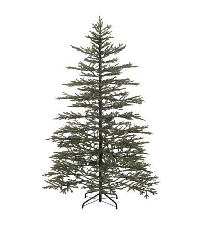 7.5' Green Pine Tree On Metal Stand