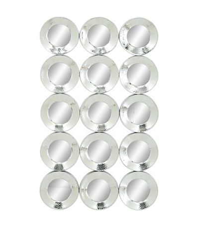 3-Column Mirrored Wall Decor