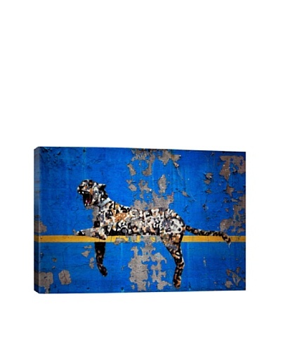 Banksy Yankee Stadium Tiger Canvas Print