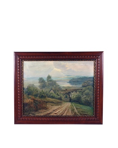 Lakeside Cottage Framed Artwork