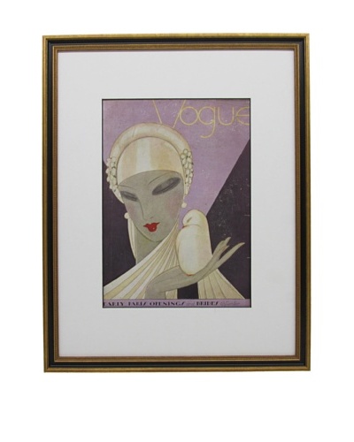 Original Vogue Cover from 1927 by Eduardo Garcia Benito