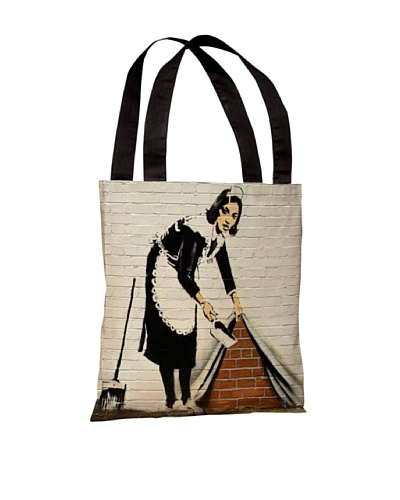 Banksy Under the Rug Tote Bag