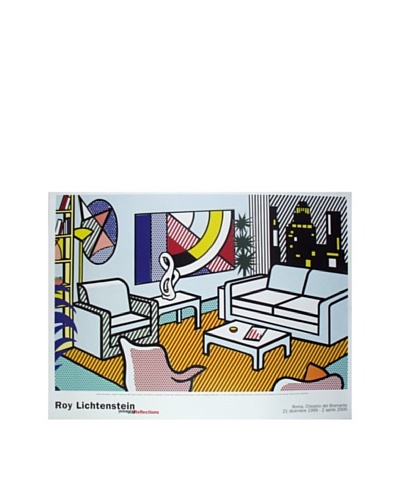 Roy Lichtenstein: Interior with Skyline Collage for Painting