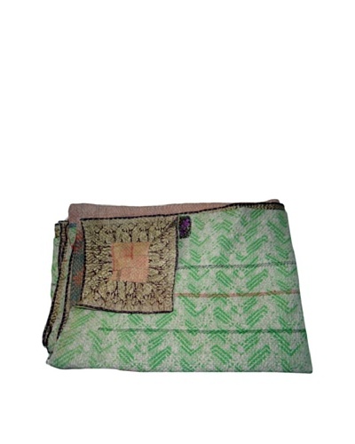 Vintage Kantha Throw Gowri, Multi, 60 x 90