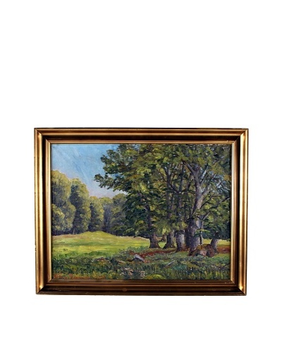 Woods, 1935 Framed Artwork