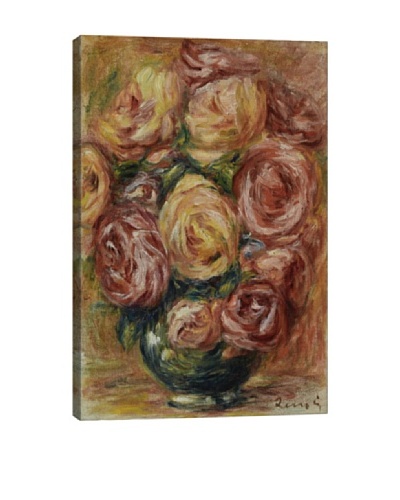 Pierre-Auguste Renoir's Vase De Roses Giclée Canvas Print
