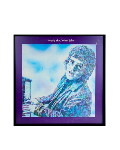 Elton John: Empty Sky Framed Album Cover