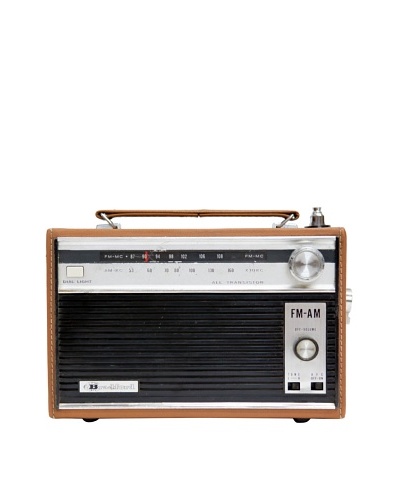 Bradford Radio, Tan, 3x10x7