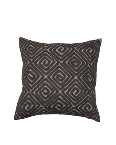 Dream Time Pillow, Charcoal Grey, 18 x 18